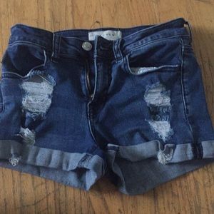 Dark wash pacsun denim shorts